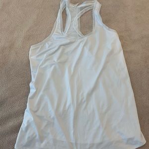 Fabletics white workout tank